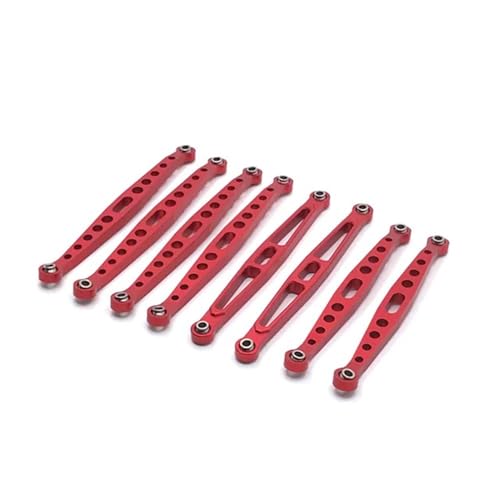 YTrBXZ Metall-Upgrade-Modifikation, Feste Spurstange, kompatibel mit 1/10 ZP1001 ZP1002 ZP1003 ZP1004 RC-Fahrzeugteilen(RED) von YTrBXZ