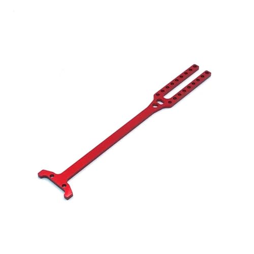 YTrBXZ Metall-Upgrade mit Mehreren Radständen, 90260482 mm, zweiter Stock, kompatibel mit 1/28 RC-Automodellen wie -Q8 Q9-Teilen(RED) von YTrBXZ