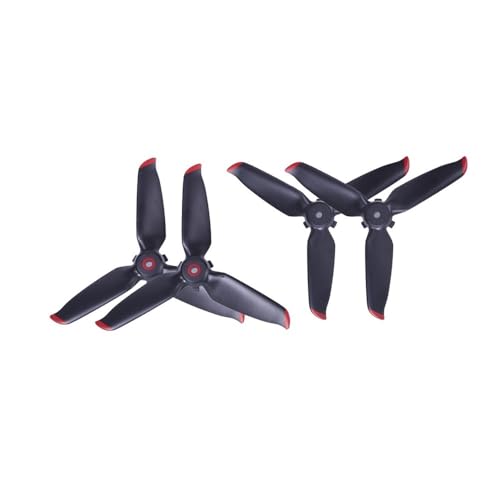 YTrBXZ Schnellverschluss-FPV-Drohnenpropeller 5328S CW CCW, kompatibel mit FPV-Zubehör(2PAIRS RED) von YTrBXZ