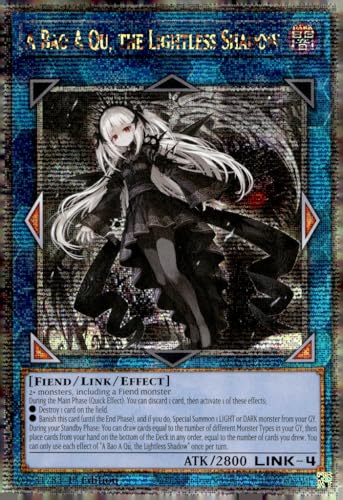 A Bao A Qu, The Lightless Shadow (Quarter Century Secret Rare) – SUDA-EN049 – Quarter Century Secret Rare – 1. Auflage von YU-GI-OH!