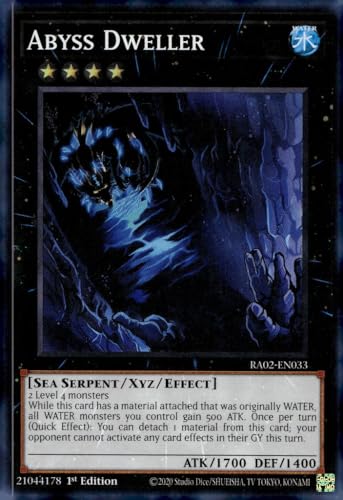 Abyss Dweller – RA02-EN033 – Super Rare – 1. Auflage von YU-GI-OH!