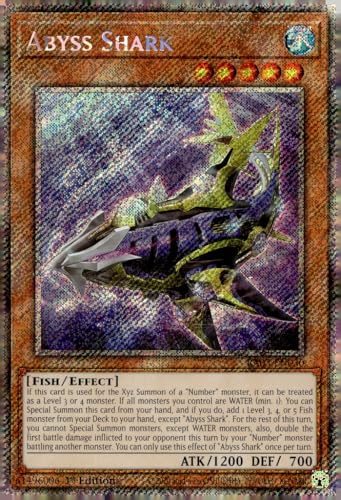 Abyss Shark (Platinum Secret Rare) – RA03-EN030 – Platinum Secret Rare – 1. Auflage von YU-GI-OH!