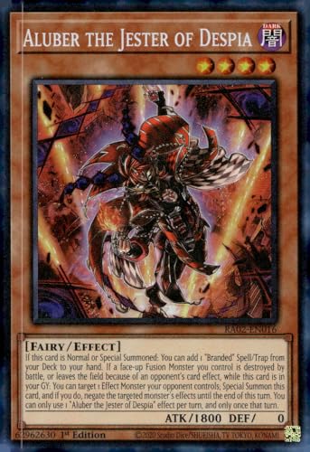 Aluber The Jester of Despia (PCR) - RA02-EN016 - Prismatic Collector's Rare - 1st Edition von YU-GI-OH!