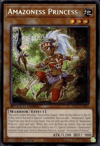 Amazoness Princess (PSR) - SBC2-ENH09 - Prismatic Secret Rare - 1. Auflage von YU-GI-OH!