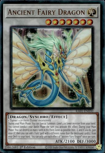 Ancient Fairy Dragon (PUR) – RA01-EN030 – Prismatic Ultimate Rare – 1. Auflage von YU-GI-OH!