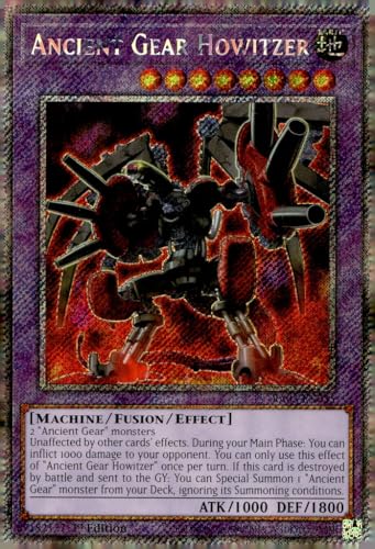 Ancient Gear Howitzer (Platinum Secret Rare) – RA03-EN035 – Platinum Secret Rare – 1. Auflage von YU-GI-OH!