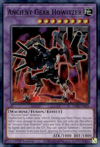 Ancient Gear Howitzer RA03-EN035 Super Rare 1. Auflage von YU-GI-OH!