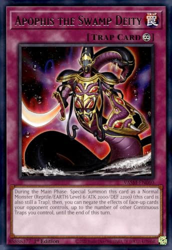 Apophis The Swamp Gottheit, VASM-EN060, selten, 1. Auflage von YU-GI-OH!