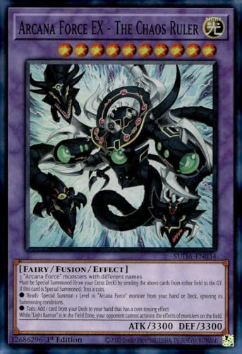 Arcana Force EX - Der Chaos-Lineal - SUDA-EN034 - Super Rare - 1. Auflage von YU-GI-OH!