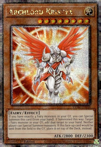 Archlord Kristya (Quarter Century Secret Rare) - VASM-EN048 - Quarter Century Secret Rare - 1. Auflage von YU-GI-OH!