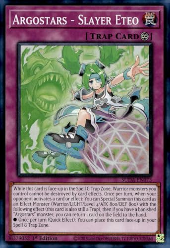 Argostars - Slayer Eteo - SUDA-EN073 - Super Rare - 1. Auflage von YU-GI-OH!