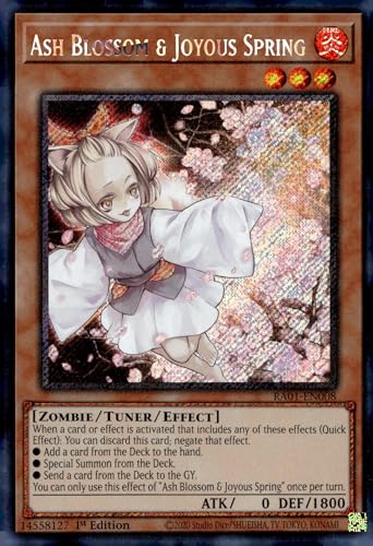 Ash Blossom & Joyous Spring (Platinum Secret Rare) – RA01-EN008 – Platinum Secret Rare – 1. Auflage von YU-GI-OH!