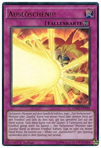 Auslöschen!!! - LDK2-DEY03 - Ultra Rare - 1. Auflage von Yu Gi Oh