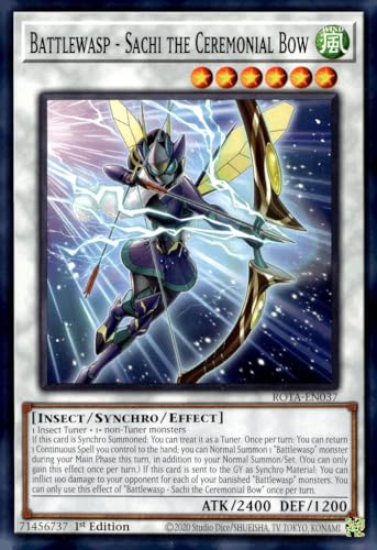 Battlewasp - Sachi der zeremonielle Bogen - ROTA-EN037 - Common - 1. Auflage von YU-GI-OH!