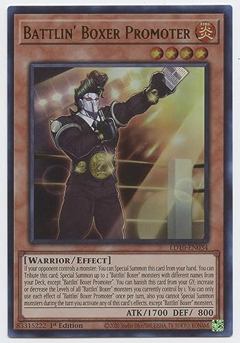 Battlin' Boxer Promoter - LD10-EN034 - Ultra Rare - 1. Auflage von YU-GI-OH!