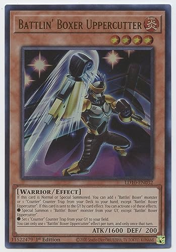 Battlin' Boxer Uppercutter LD10-EN032 Ultra Rare 1. Auflage von YU-GI-OH!