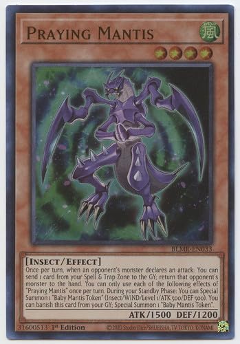 Betende Mantis - BLMR-EN033 - Ultra Rare - 1. Auflage von YU-GI-OH!