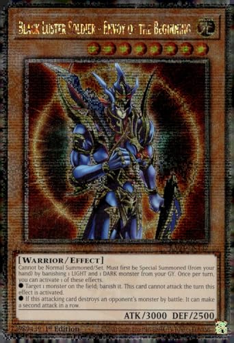 Black Luster Soldier - Envoy of The Beginning (Quarter Century Secret Rare) - RA03-EN132 - Quarter Century Secret Rare - 1. Auflage von YU-GI-OH!