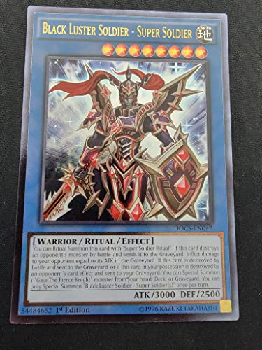 Black Luster Soldier - Super Soldier - DOCS-EN042 - Dimension of Chaos - Ultimate Rare - 1. Auflage von YU-GI-OH!