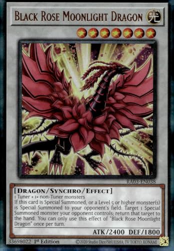 Black Rose Moonlight Dragon (PUR) – RA03-EN038 – Prismatic Ultimate Rare – 1. Auflage von YU-GI-OH!