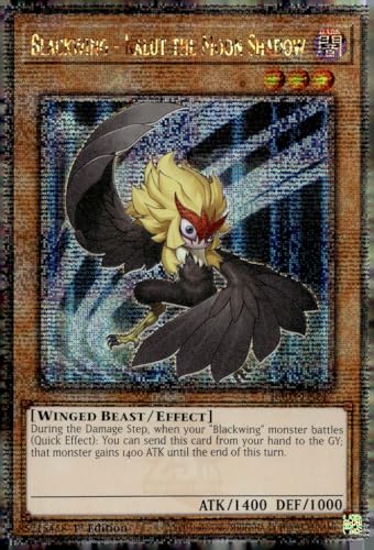 Blackwing - Kalut The Moon Shadow (Quarter Century Secret Rare) - RA03-EN217 - Quarter Century Secret Rare - 1. Auflage von YU-GI-OH!