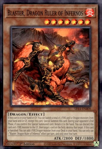 Blaster, Dragon Ruler of Infernos SR14-EN008 - Common - 1. Auflage von YU-GI-OH!