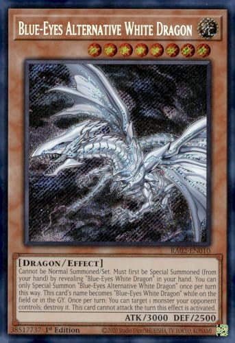 Blue-Eyes Alternative White Dragon (Secret Rare) – RA02-EN010 – Secret Rare – 1. Auflage von YU-GI-OH!