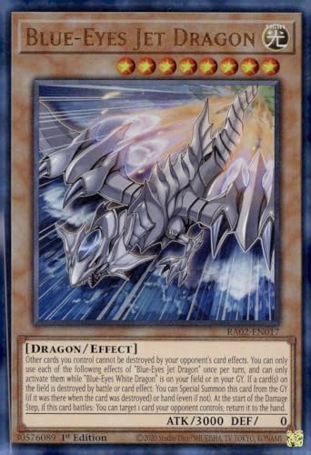 Blue-Eyes Jet Dragon (PUR) – RA02-EN017 – Prismatic Ultimate Rare – 1. Auflage von YU-GI-OH!