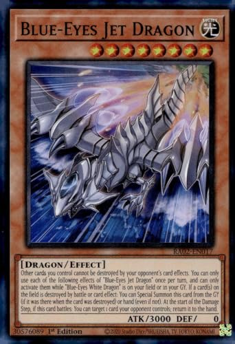 Blue-Eyes Jet Dragon RA02-EN017 Super Rare 1. Auflage von YU-GI-OH!