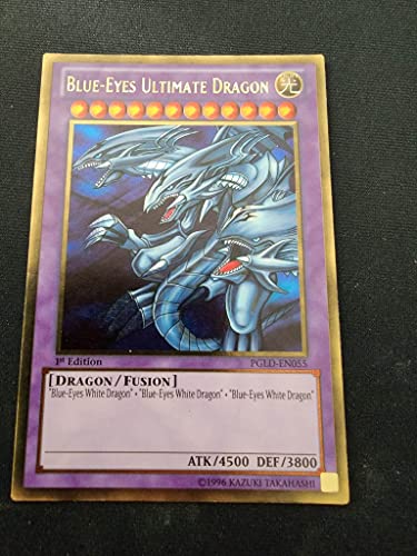Blue-Eyes Ultimate Dragon - PGLD-EN055 - Premium Gold - 1. Auflage von YU-GI-OH!
