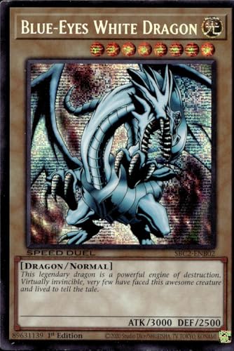 Blue-Eyes White Dragon (PSR) - SBC2-ENB02 - Prismatic Secret Rare - 1. Auflage von YU-GI-OH!