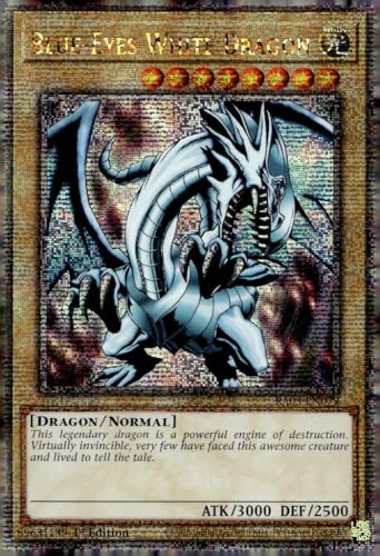 Blue-Eyes White Dragon (Quarter Century Secret Rare) – RA03-EN079 – Quarter Century Secret Rare – 1. Auflage von YU-GI-OH!