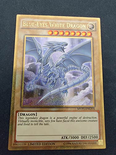 Blue-Eyes White Dragon - MVP1-ENGV4 - The Dark Side of Dimensions Filmpack: Gold Edition - Gold Secret Rare - Limited Edition von YU-GI-OH!