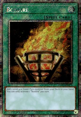 Bonfire (Platinum Secret Rare) – RA03-EN073 – Platinum Secret Rare – 1. Auflage von YU-GI-OH!