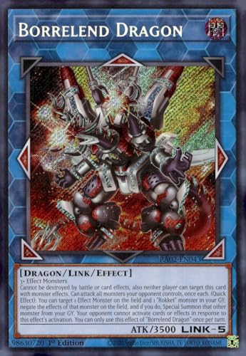 Borrelend Dragon (Secret Rare) - RA02-EN043 - Secret Rare - 1. Auflage von YU-GI-OH!