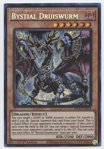 Bystial Druiswurm MP23-EN159 Prismatic Secret Rare 1. Auflage von YU-GI-OH!