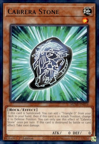 Cabrera Stone - MZMI-EN019 - Rare - 1. Auflage von YU-GI-OH!