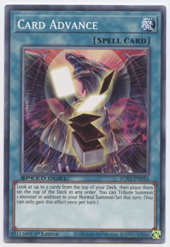 Card Advance - SGX1-END16 - Common - 1. Auflage von YU-GI-OH!