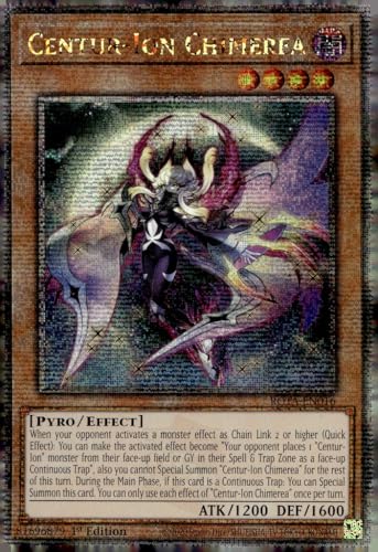 Centur-Ion Chimerea (Quarter Century Secret Rare) – ROTA-EN016 – Quarter Century Secret Rare – 1. Auflage von YU-GI-OH!