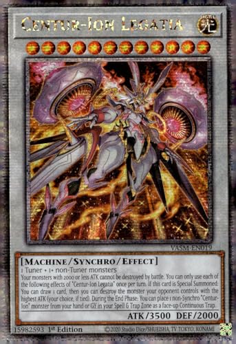 Centur-Ion Legatia (Quarter Century Secret Rare) - VASM-EN019 - Quarter Century Secret Rare - 1. Auflage von YU-GI-OH!