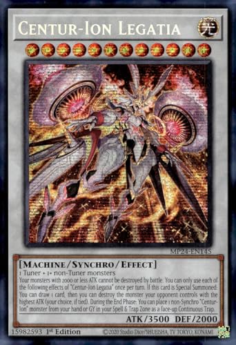 Centur-Ion Legatia MP24-EN145 Prismatic Secret Rare 1. Auflage von YU-GI-OH!