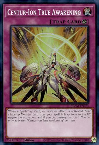 Centur-Ion True Awakening - VASM-EN024 - Super Rare - 1. Auflage von YU-GI-OH!