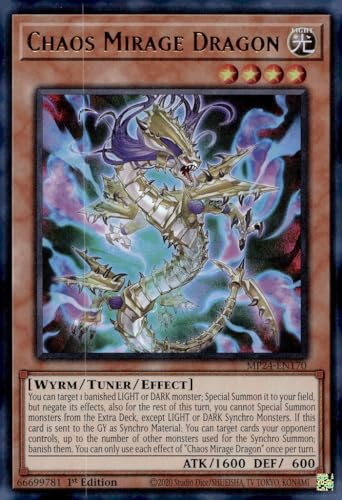 Chaos Mirage Dragon - MP24-EN170 - Ultra Rare - 1. Auflage von YU-GI-OH!