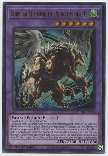 Chimera The King of Phantom Beasts - DUNE-EN033 - Ultra Rare - 1st Edition von YU-GI-OH!