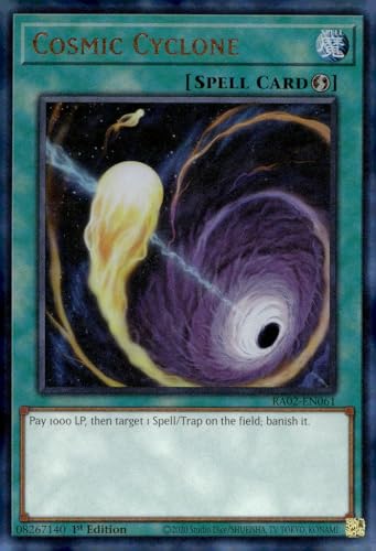 Cosmic Cyclone (PUR) – RA02-EN061 – Prismatic Ultimate Rare – 1. Auflage von YU-GI-OH!