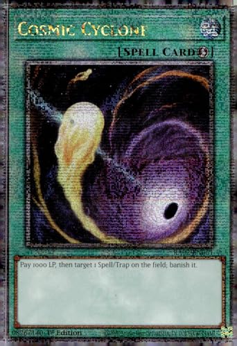 Cosmic Cyclone (Quarter Century Secret Rare) – RA02-EN061 – Quarter Century Secret Rare – 1. Auflage von YU-GI-OH!