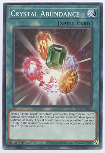 Crystal Abundance - SDCB-EN022 - Common - 1. Auflage von YU-GI-OH!