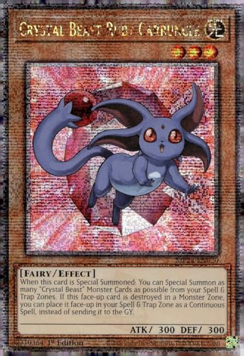 Crystal Beast Ruby Carbuncle MP24-EN020 - Quarter Century Secret Rare - 1. Auflage von YU-GI-OH!