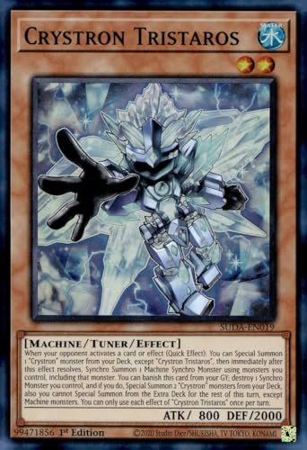 Crystron Tristaros – SUDA-EN019 – Super Rare – 1. Auflage von YU-GI-OH!