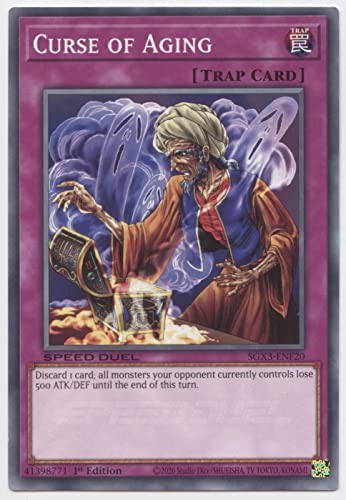 Curse of Aging - SGX3-ENF20 - Common - 1. Auflage von YU-GI-OH!